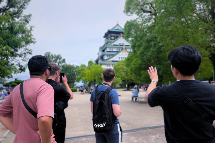 土壇場大阪ハイライトツアー:城、市場、道頓堀