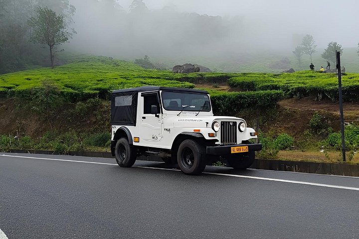 Anakulam Jeep Safari Tour med vandfald og vilde elefanter