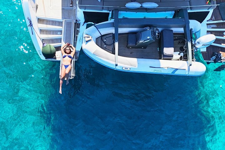 Mykonos Delos Rhenia Tägliche Kreuzfahrt mit Grill, Getränken und Transfer
