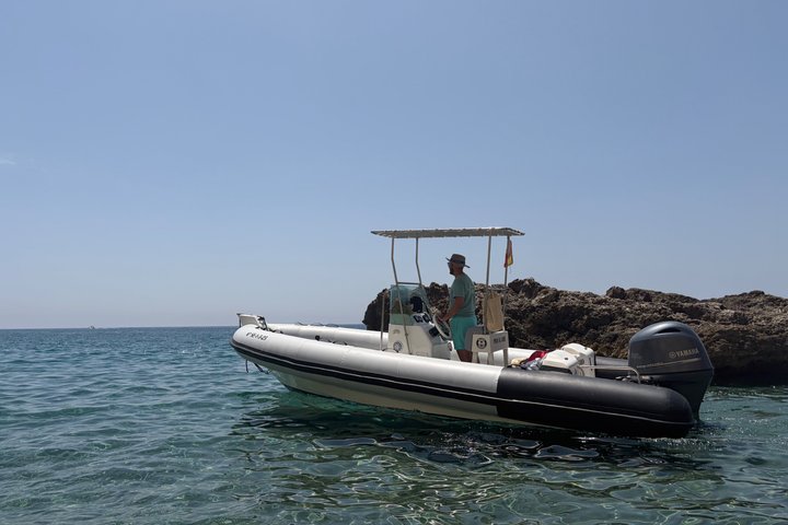 Carboneras: Rute gjennom de 6 buktene med båt gjennom Cabo de Gata