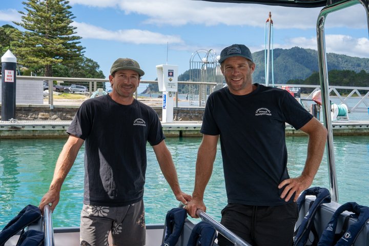 Coromandel äventyr och vilda djur båttur till Aldermen Islands