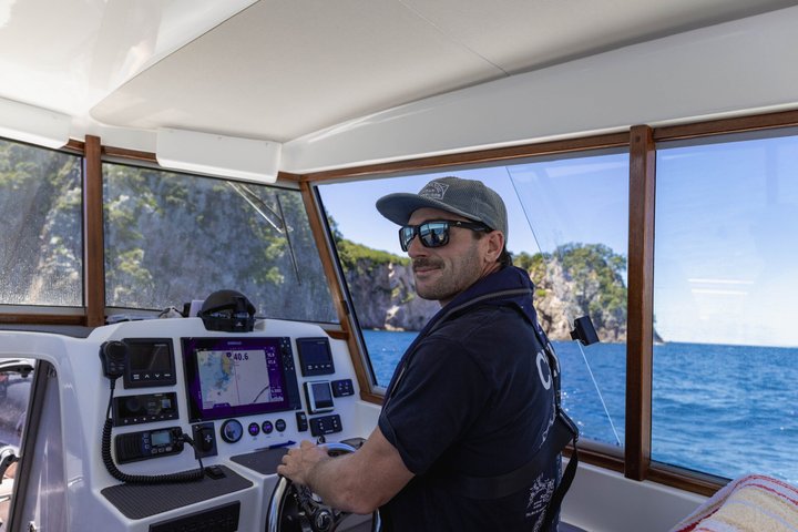 Coromandel äventyr och vilda djur båttur till Aldermen Islands