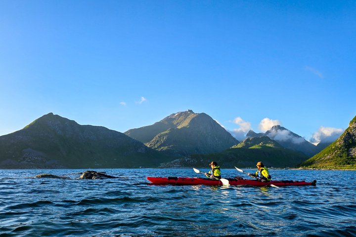 Kayak to Haukland and Hike to Mannen Adventure