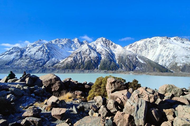 Excursão só de ida de Christchurch a Queenstown via Mt Cook e Lago Tekapo