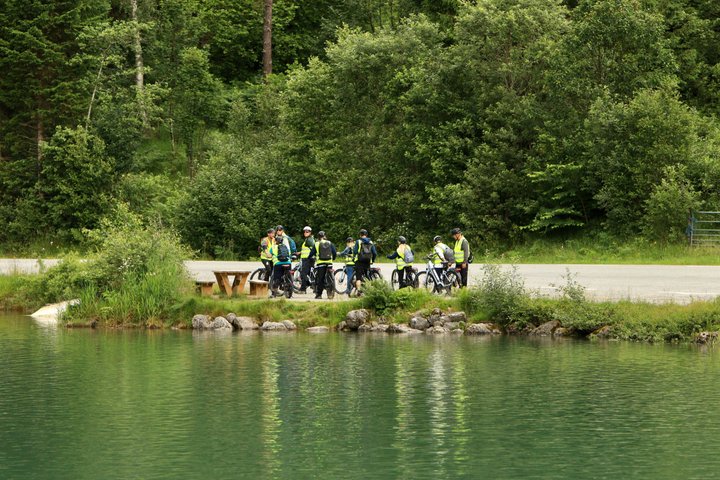 Olden : Naturskön elcykeltur med sjönära picknick och utsikt över fjorden