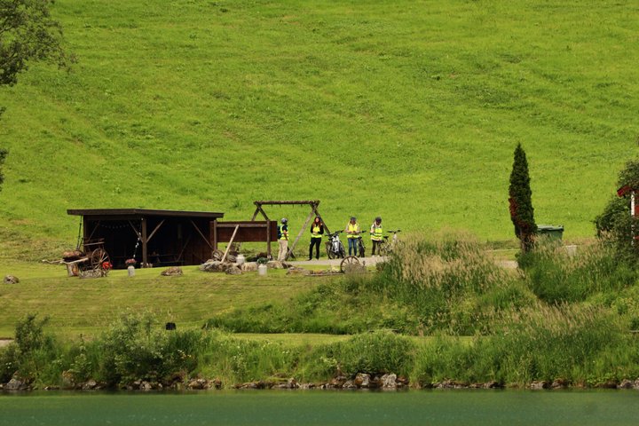 Olden : Naturskön elcykeltur med sjönära picknick och utsikt över fjorden