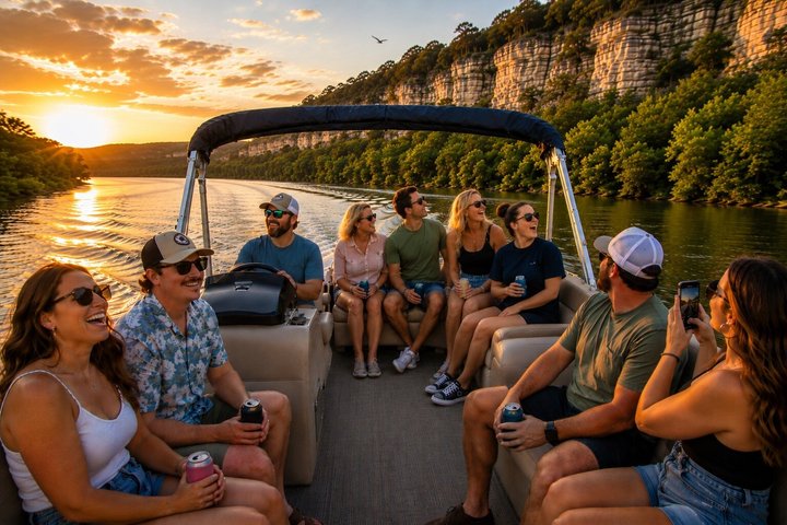 Verbazingwekkende Brazos River ochtend of zonsondergang boot avontuur