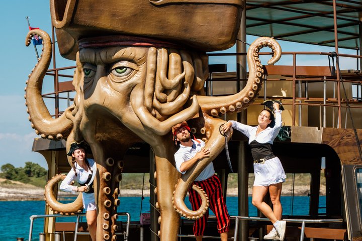 Medulin : All-Inclusive Piratenboottour zur Kamenjak-Höhle & Levan