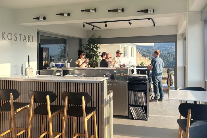 Samos : degustazione di vini presso l'azienda biologica Kostaki
