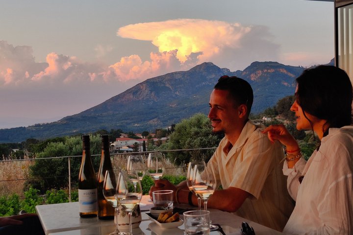Samos : degustazione di vini presso l'azienda biologica Kostaki