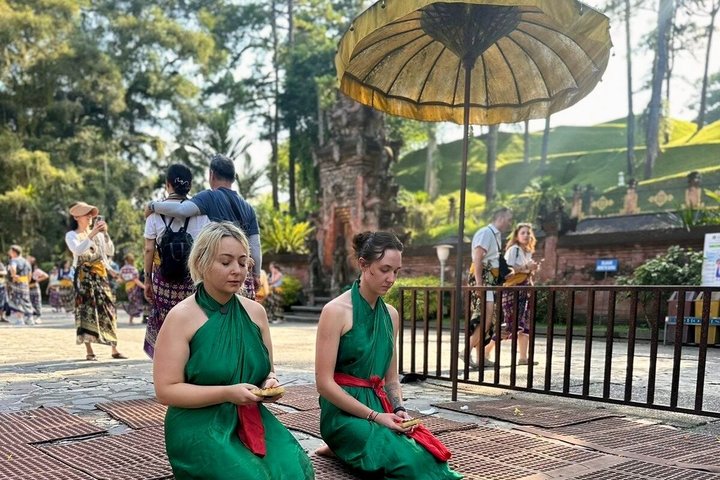 Ubud : All-inclusive privétour met waterval, tempel en rijstterras