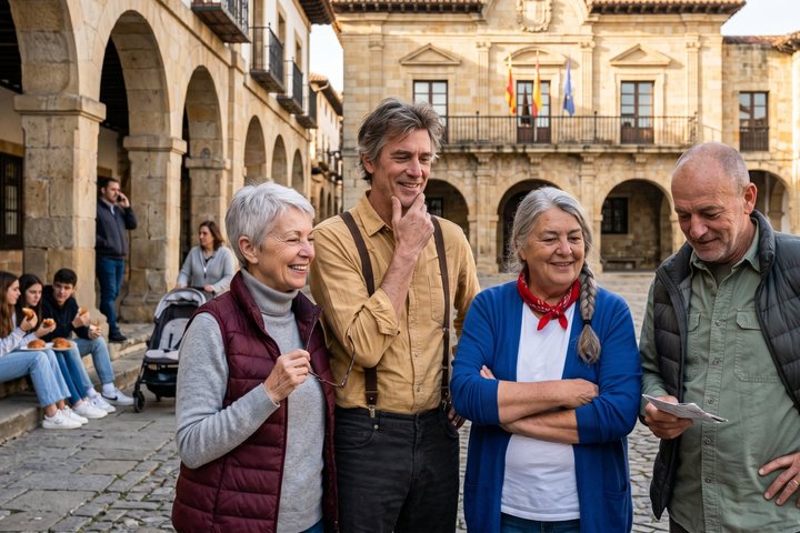 Passeggiata storica privata personalizzabile a Santillana del Mar