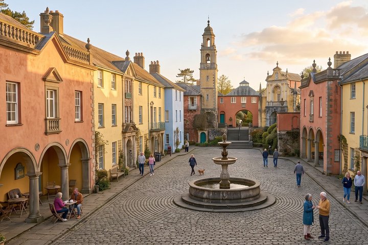 Private benutzerdefinierte Llandudno Schlösser und Portmeirion Tour