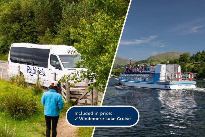 Windermere & Lake District-tur fra Manchester inkludert cruise
