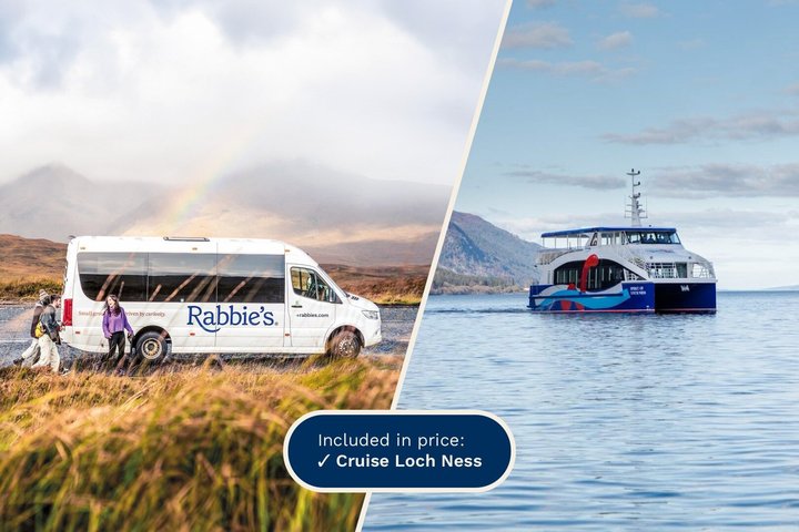 Excursion d’une journée au Loch Ness et dans les Highlands depuis Glasgow, croisière incluse