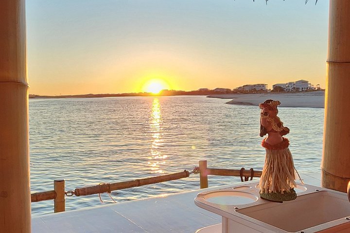 Croisière privée Tiki au coucher du soleil Aventure côtière de 1,5 heure