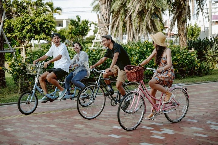 Okinawa Seaside Bike Tour a Chatan Pick-up disponibile