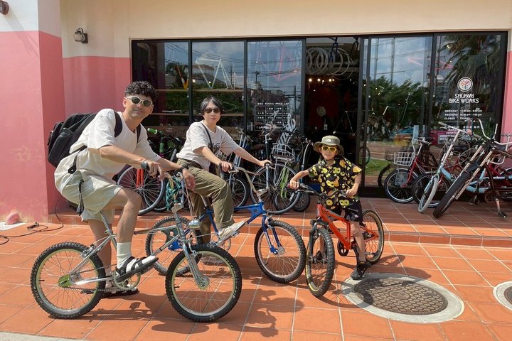 Okinawa Seaside Bike Tour a Chatan Pick-up disponibile