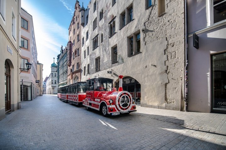 Bytur gjennom Regensburg med det lille toget