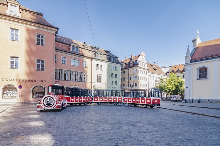 Bytur gjennom Regensburg med det lille toget
