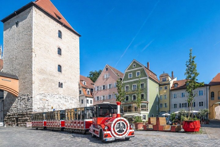 Bytur gjennom Regensburg med det lille toget