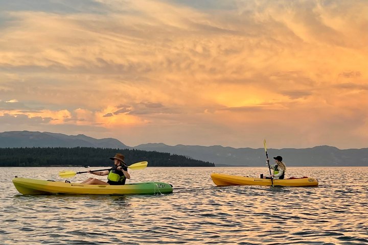 Sonnenuntergang Kajaktour in Tahoe City