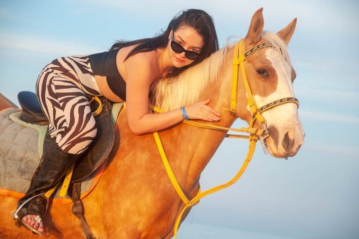 Équitation Nabq Bay Beach, lever du soleil et coucher du soleil-Sharm El Sheikh