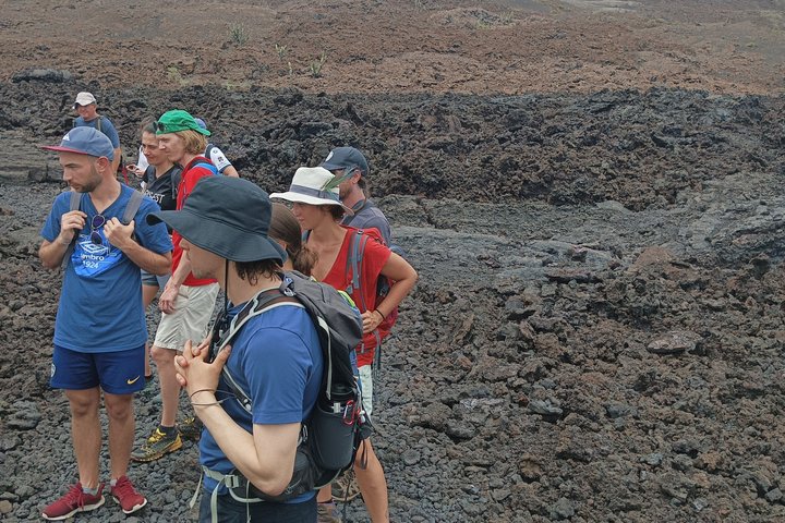 Wandeltocht naar de Sierra Negra-vulkaan en de Chico-vulkaan vanaf het eiland Isabela