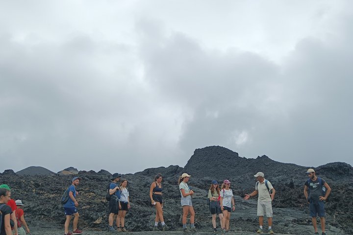 Wandeltocht naar de Sierra Negra-vulkaan en de Chico-vulkaan vanaf het eiland Isabela