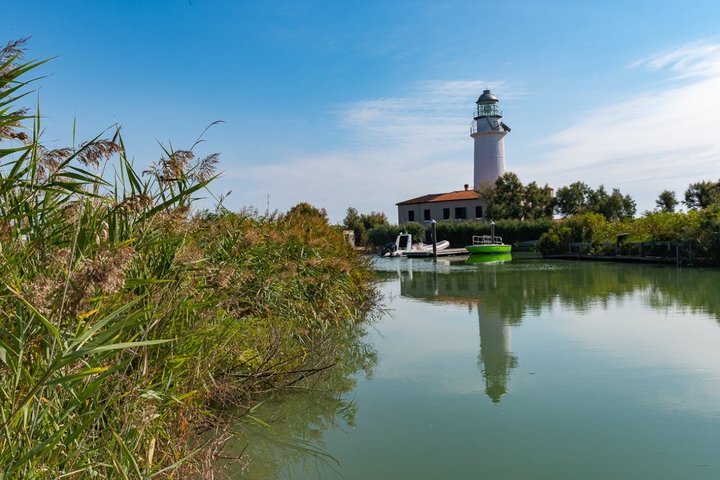 Utforsk Isola dell'Amore og dyreliv på en Po Delta båttur