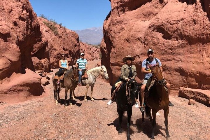 Ridning i Los Colorados: Ett hästäventyr i Cafayate