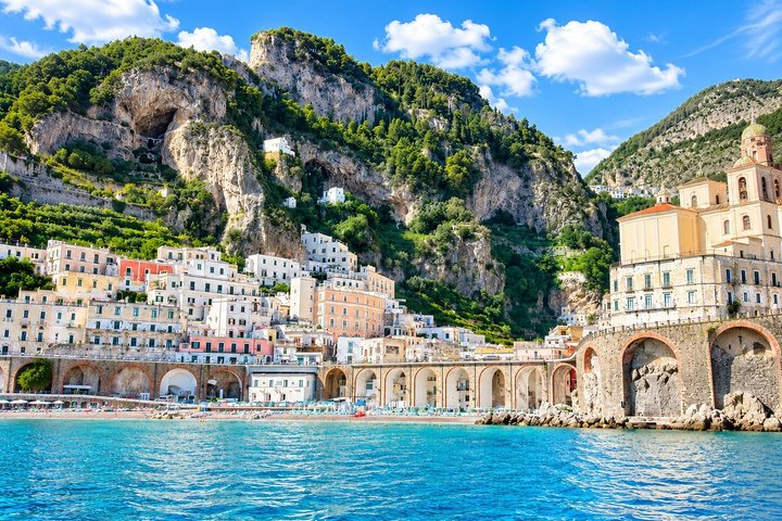 Dagtrip van Pompeii, Sorrento en Positano vanuit Napels/Salerno