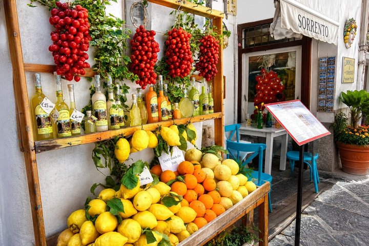 Dagtrip van Pompeii, Sorrento en Positano vanuit Napels/Salerno