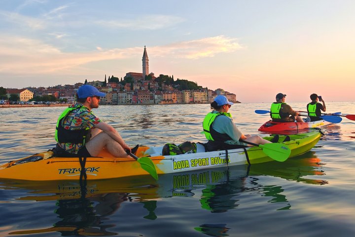 Rovinj fantastisk kajak tur-fri drikke & snorkling & spring & billeder