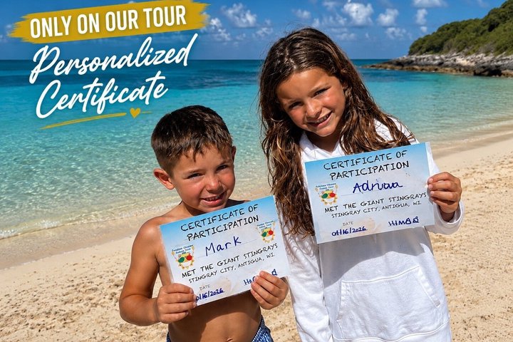 Familievennlig Stingray City Tour – Alder 0 +