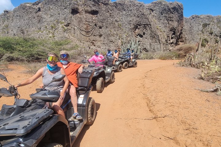 West Curaçao ATV Tour : Deserto & Cave - Flamingo - Tartarughe...