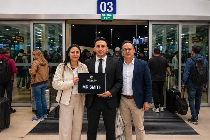 Transferts privés premium depuis l'aéroport de Lima (LIM) : accueil personnalisé 24h/24 et 7j/7