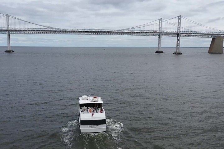 Crucero por el puente de la bahía de Chesapeake