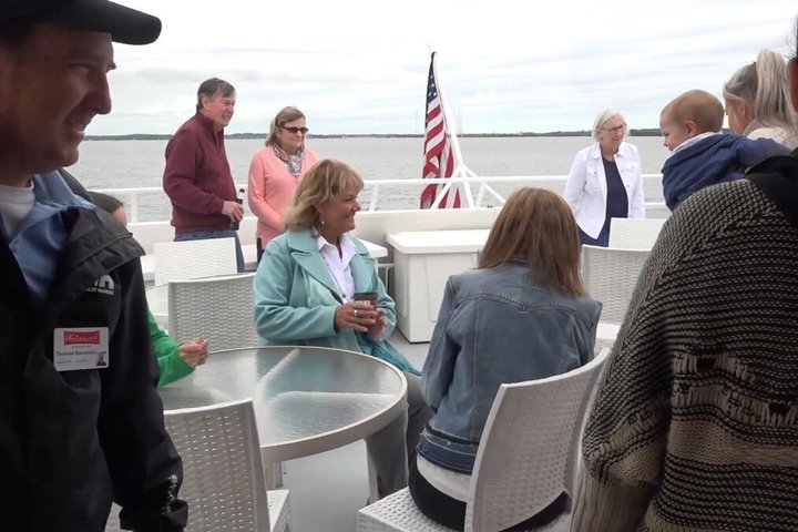 Crucero por el puente de la bahía de Chesapeake