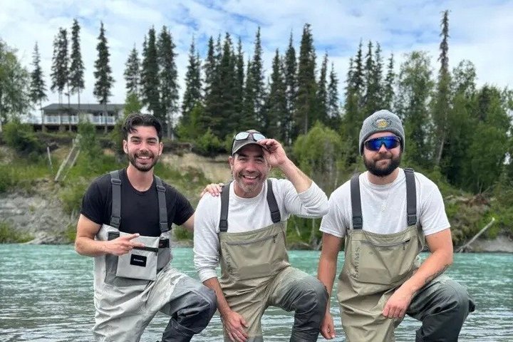 Halvdags guidet fiske tur på elven Kenai