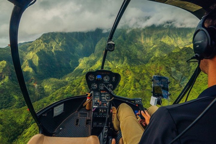 Experiencia en helicóptero privado en Kauaʻi : puerta abierta TODOS LOS ASIENTOS DE LA VENTANA