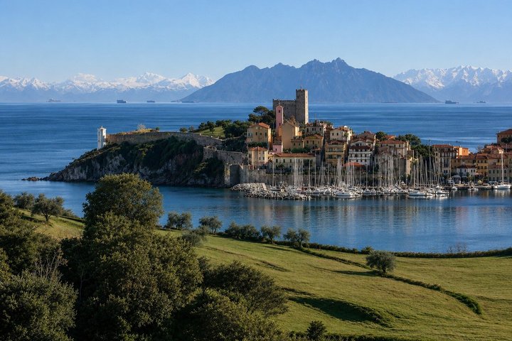 Argentario, Orbetello e Porto Ercole: passeio virtual guiado de bicicleta elétrica