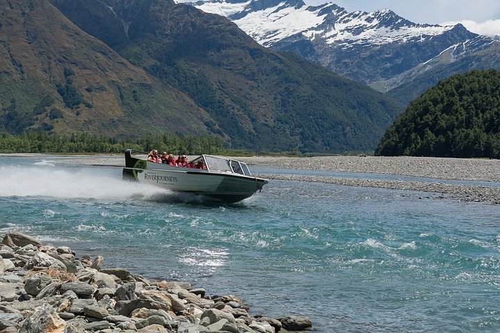 Mt Aspiring Jet Boat & Wilderness Walk - Grupo pequeño, Wanaka