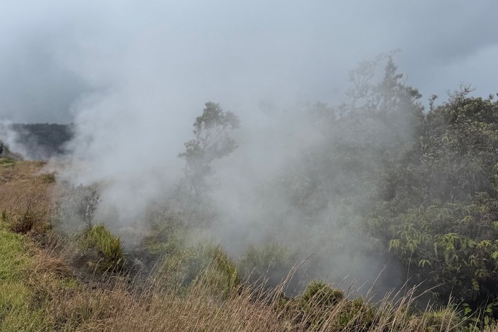 Aventura no Parque Nacional dos Vulcões do Havaí