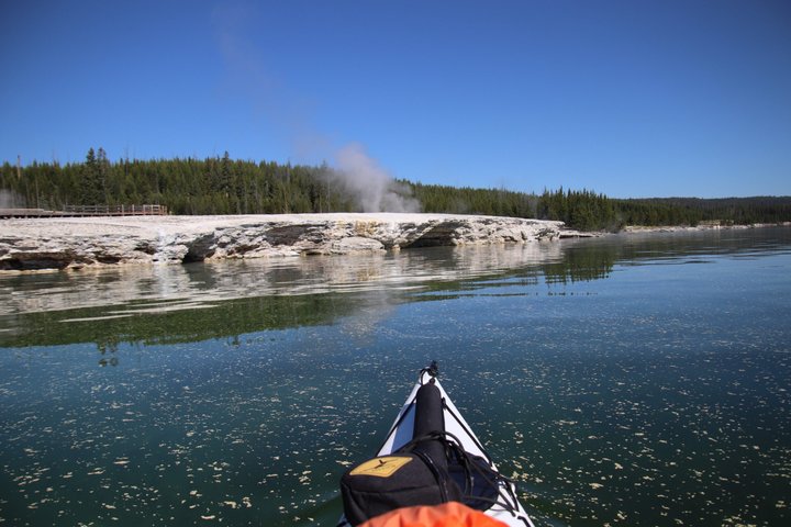 Lago Yellowstone e fontes termais / excursão matinal ou crepuscular de 3 horas