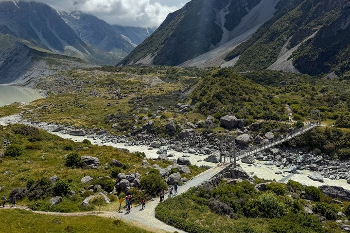 Aoraki Mount Cook National Park Grupptur från Queenstown