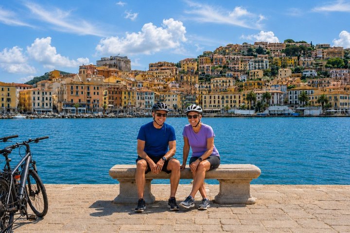 Argentario, Orbetello e Porto Ercole: passeio virtual guiado de bicicleta elétrica