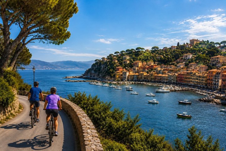 Argentario, Orbetello e Porto Ercole: passeio virtual guiado de bicicleta elétrica
