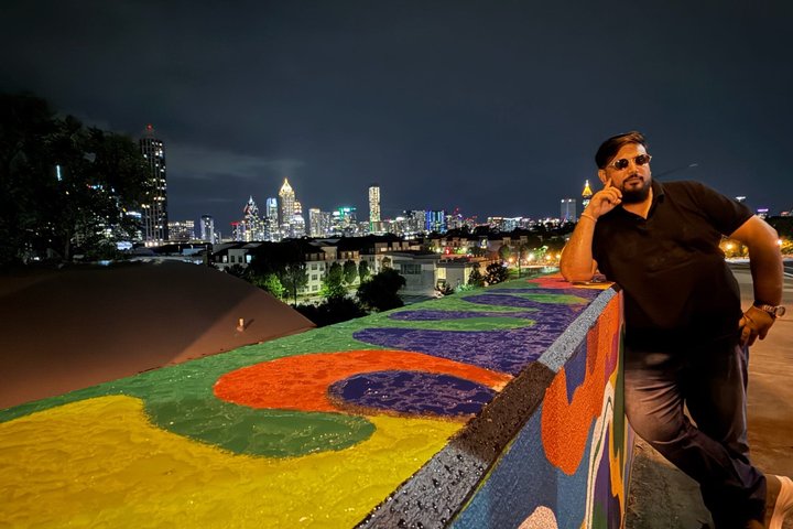 City Lights Atlanta nattbuss tur med bilder og middag stopp