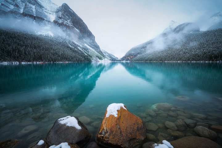 Lake Louise Moraine Lake Dagstur fra Banff Calgary Canmore